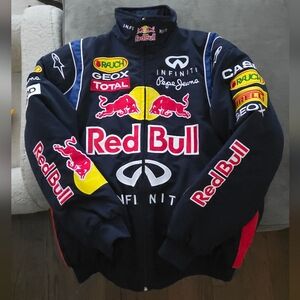 Vintage Unisex Red Bull Racing Jacket - Size M